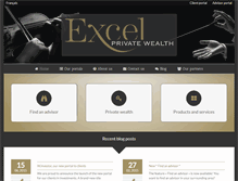 Tablet Screenshot of excelprivatewealth.com